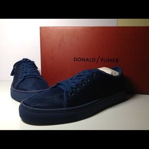 Donald J. Pliner Navy Blue Sneakers